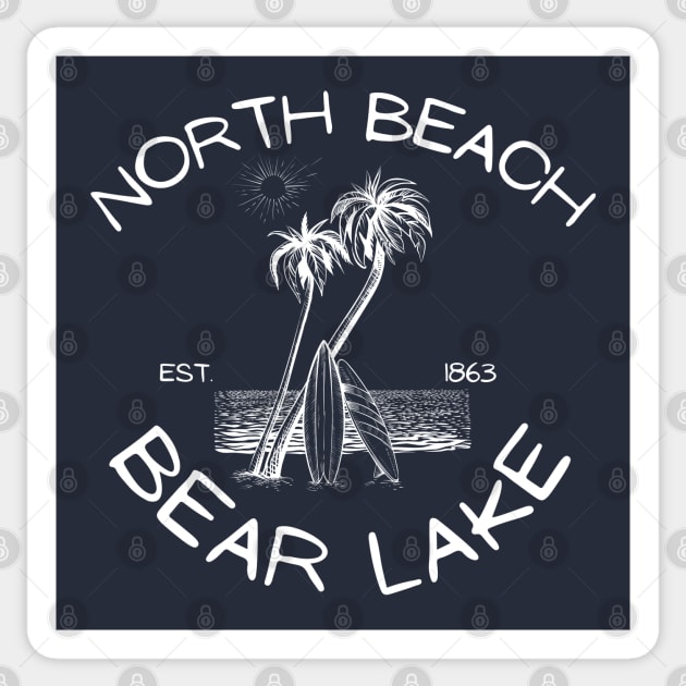 Bear Lake Utah Idaho North Beach Sticker by MalibuSun